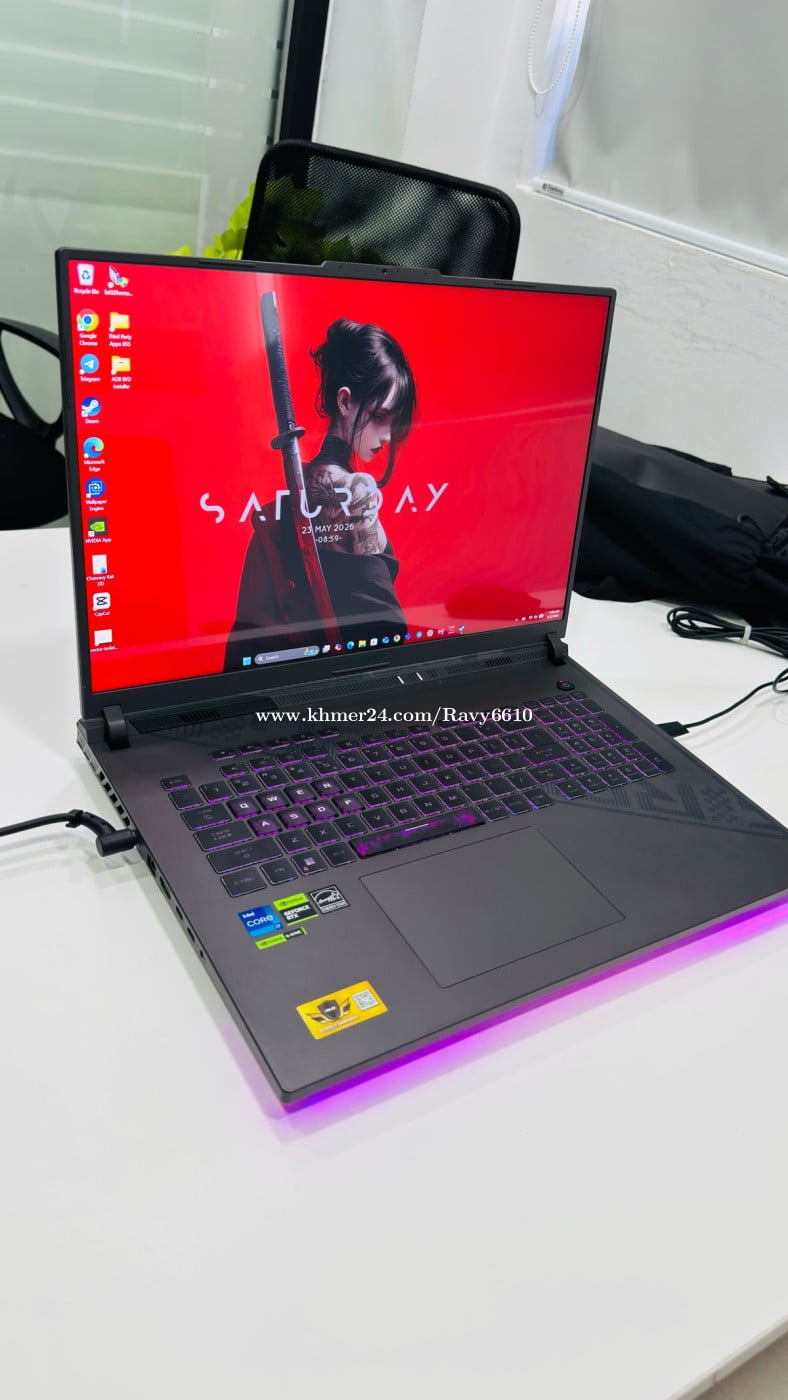 ASUS G814 18inch or វៃដូរ 26ultra