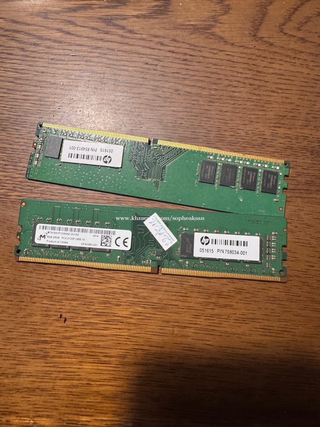 Ram 8gbx2 = 16GB