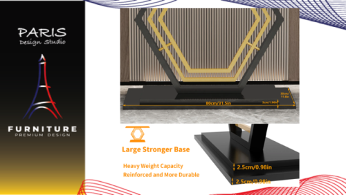 "PARIS DESIGN STUDIO" 120CM Long Console Table Sintered Stone