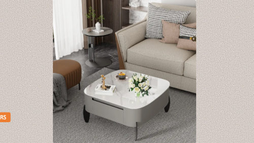 "PARIS DESIGN STUDIO" Center Table Living Room Table Coffee Table with Drawers