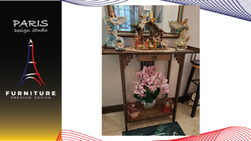 "PARIS DESIGN STUDIO" Chinese style table Solid Wood Console Table with Drawer