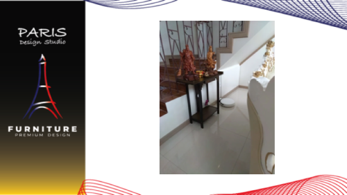 "PARIS DESIGN STUDIO" Chinese style table Solid Wood Console Table with Drawer