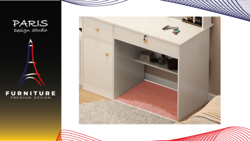 "PARIS DESIGN STUDIO" Korean style dressing table with LED light, not including chairs