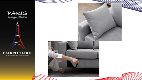 "PARIS DESIGN STUDIO" leather sofa, Japanese-style sofa, soft and comfortable