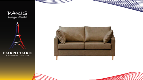"PARIS DESIGN STUDIO" leather sofa, Japanese-style sofa, soft and comfortable