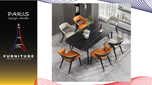 "PARIS DESIGN STUDIO" modern style dining chair curve backrest 200 kg weight