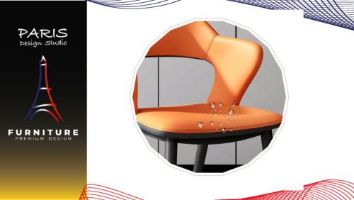 "PARIS DESIGN STUDIO" modern style dining chair curve backrest 200 kg weight