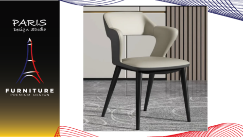 "PARIS DESIGN STUDIO" modern style dining chair curve backrest 200 kg weight