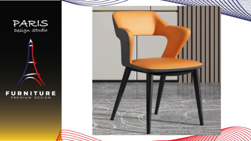 "PARIS DESIGN STUDIO" modern style dining chair curve backrest 200 kg weight
