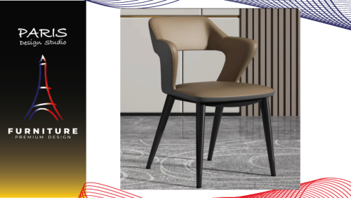 "PARIS DESIGN STUDIO" modern style dining chair curve backrest 200 kg weight