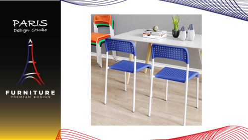 "PARIS DESIGN STUDIO" plastic chair breathable work chair versatile chair