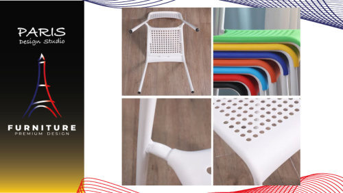 "PARIS DESIGN STUDIO" plastic chair breathable work chair versatile chair