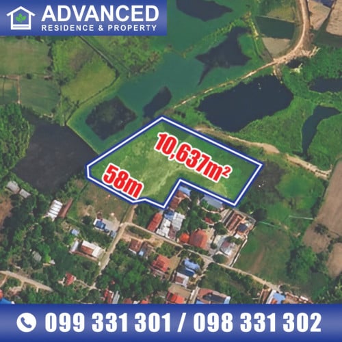 🏘 ដី នៅជិតសាលាបឋម និង អនុវិទ្យាល័យទៀន ត្រូវការលក់បន្ទាន់ខ្លាំង ​ (កូដ: A06-074046)