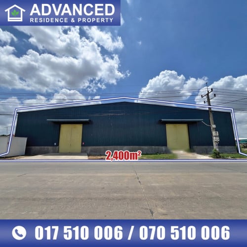 🏡 ឃ្លាំង កែង(Warehouse) សម្រាប់ជួល នៅជិតបុរី ភ្នំពេញថ្មីអេលីតផាក2
