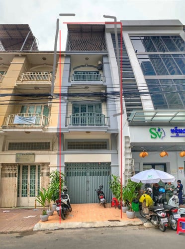 🏦 ផ្ទះល្វែងអាជីវកម្ម ជួលនៅបឹងត្របែក ទីប្រជុំជនShop House in busy business area (Boeng Trabaek)