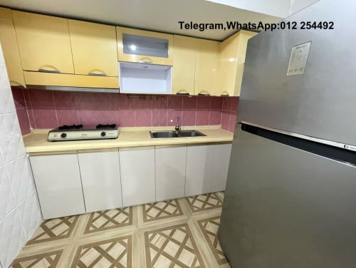2 Beds 1 Bath Fully Furnished Apartment for Rent