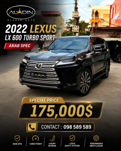 2022 Lx 600 Turbo sport arab