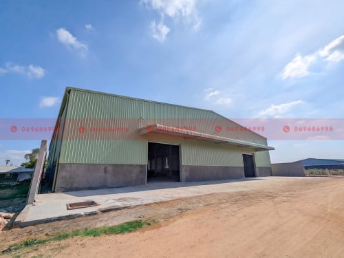 3150 Sqm Warehouse For Lease On A Sub-Road In Kouk Roka, Prek Pnov