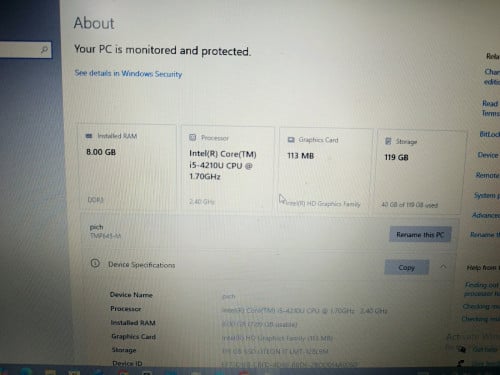 Acer laptop
