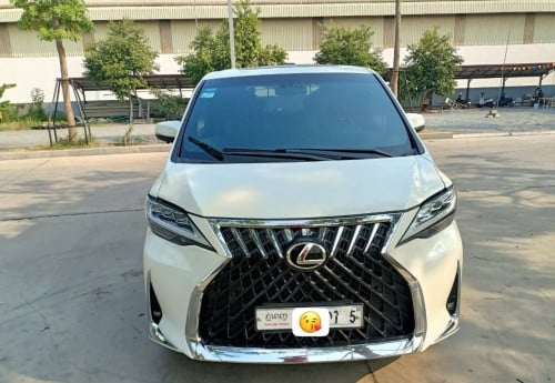 alphard Up LM350 ឆ្នាំ 2015 បើកដំបូល២តង់ ទ្វារអូតូ៣ V4 សាំង