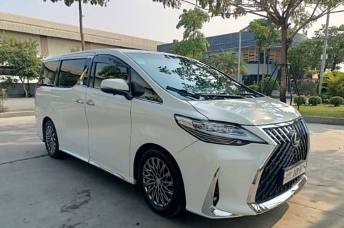 alphard Up LM350 ឆ្នាំ 2015 បើកដំបូល២តង់ ទ្វារអូតូ៣ V4 សាំង