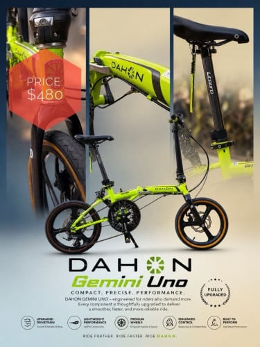 Dahon - Upgraded Folidng Bikes and Mini Velo