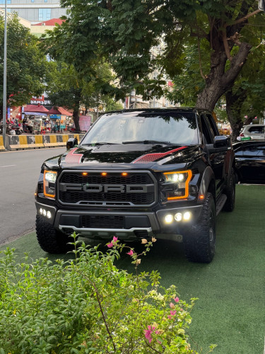 Ford F-150 Raptor 2018 , Full ក្នងកាបូន​ , ស្លាកលេខ​ ម្ចាស់ដេីម​ទី១