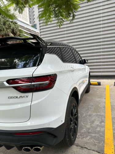 Geely Coolray 2024 ពណ៌សរ​ ស្អាតទឹកថ្នាំសុីន​ ឬវ៉ៃដូរឆ្នាំខ្ពស់ថែមលុយវិញ