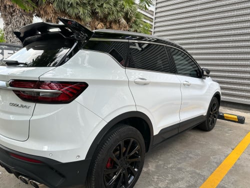 Geely Coolray 2024 ពណ៌សរ​ ស្អាតទឹកថ្នាំសុីន​ ឬវ៉ៃដូរឆ្នាំខ្ពស់ថែមលុយវិញ