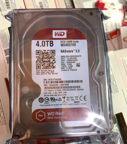 HDD Destop 4TB Brand WD Red ឥវ៉ានស្ដុកថ្មីបងៗ មានការធានា1ឆ្នាំពេញបងៗ  អីវ៉ាន់មាននៅក្នុងស្តុក 📩