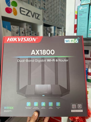 Hivision Router AX1800 1800Mbps Wi-Fi 6 DS-3WR18X (Wi-Fi 6 អង់តែន៥)