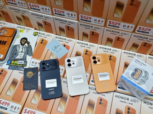 Honor 600 Ram 12GB+12GB 256G ថ្មី ធានា1ឆ្នាំ