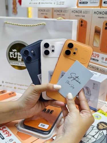 Honor 600 Ram 8GB+8GB 256G ថ្មី ធានា1ឆ្នាំ