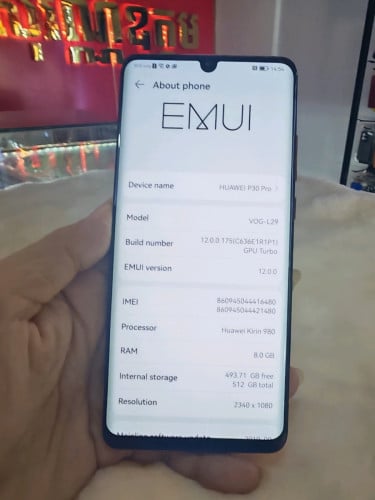 Huawei P30pro ram8G/512G sim2 ស្អាត99% ថ្មកាន់ សេវាខ្លាំង ថតស្អាត internetលឿន ធានាហ្សីនសុំនុំ