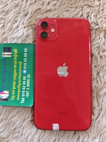Iphone  11 ស្គែន ដាន អេក្រង់ 64g ប្រើ បាន ធម្មតា លក់ តមៃ្ល 85$ 0156269660973999926