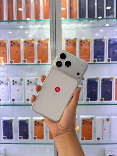 IPhone 17promax 256G Silver X/A ថ្ម100%មួយទឹកស្អាត