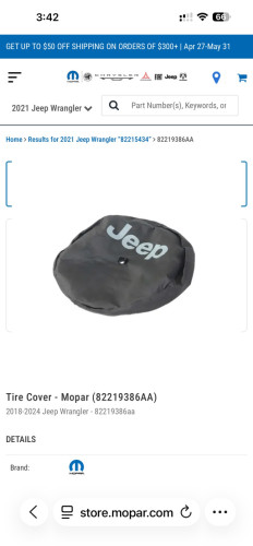 Jeep Wrangler wheels cover
