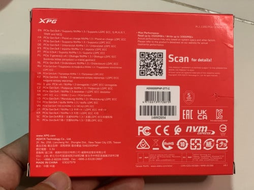 M.2 XPG SX8200 Pro 2T (99.9%) like new