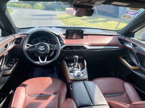 Mazda CX9 2019 FULL ពណ៏   ស ក្នុងឈឺរី✍️កៅអី3ជួរ 7កៅអី✍️ម៉ាសុីន SKYACTIV-G TURBO 2.5Lឡានអត់បុកប៉ះ