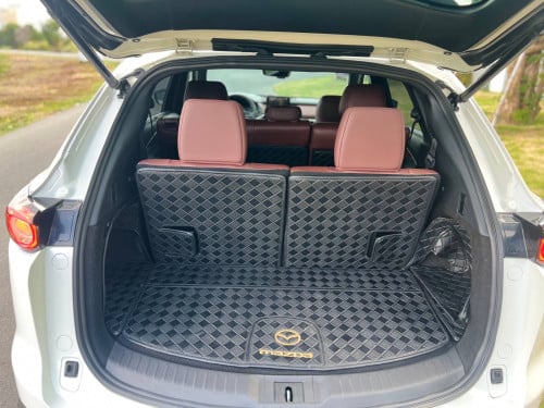 Mazda CX9 2019 FULL ពណ៏   ស ក្នុងឈឺរី✍️កៅអី3ជួរ 7កៅអី✍️ម៉ាសុីន SKYACTIV-G TURBO 2.5Lឡានអត់បុកប៉ះ