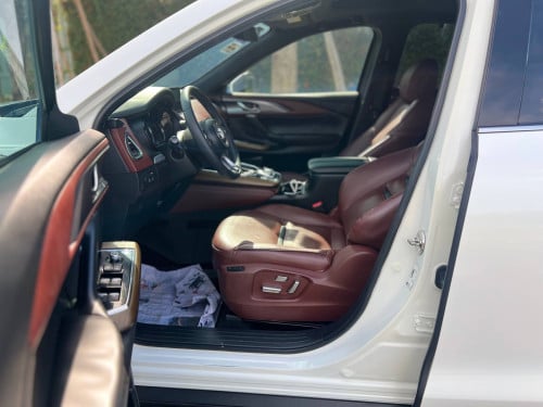 Mazda CX9 2019 FULL ពណ៏   ស ក្នុងឈឺរី✍️កៅអី3ជួរ 7កៅអី✍️ម៉ាសុីន SKYACTIV-G TURBO 2.5Lឡានអត់បុកប៉ះ