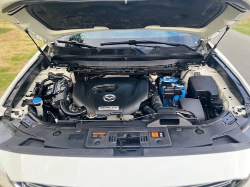 Mazda CX9 2019 FULL ពណ៏   ស ក្នុងឈឺរី✍️កៅអី3ជួរ 7កៅអី✍️ម៉ាសុីន SKYACTIV-G TURBO 2.5Lឡានអត់បុកប៉ះ