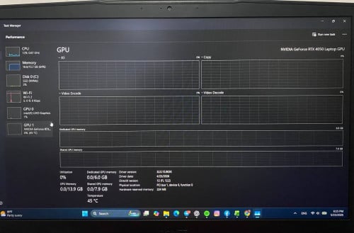 MSI Gaming RTX 4050 ប្រើផ្ទាល់ខ្លួន​ នៅស្អាត 99% (តម្លៃ549$)
