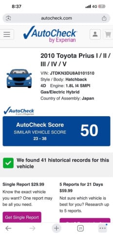 Prius 010 option 5