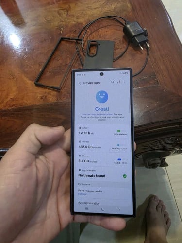 Samsung Galaxy Z Fold6 512G Sim1+eSim Korea សានុំហ្ស៊ីនស្អាតដូចថ្មី 98.99%