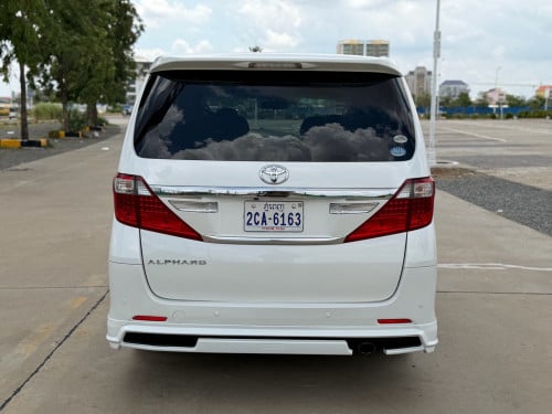 Toyota Alphard 2012 Auto3 ឡើងមុខ 2017( full- option )