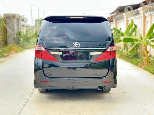 TOYOTA ALPHARD 2012 Full Option ពណ៌ខ្មៅ ក្នុងខ្មៅ(Sunroof)