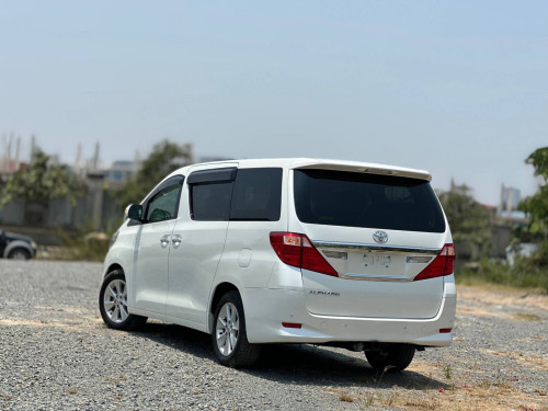 TOYOTA ALPHARD 2012 G-Option ពណ៌ស ក្នុងលឿង