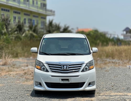 TOYOTA ALPHARD 2012 G-Option ពណ៌ស ក្នុងលឿង