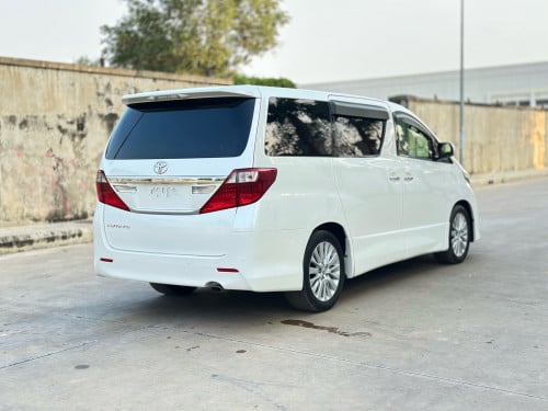 TOYOTA ALPHARD 2014 HF ពណ៌ស ក្នុងខ្មៅ